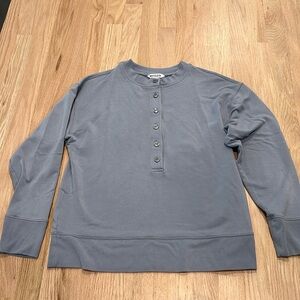 Athleta Henley sweatshirt size small
